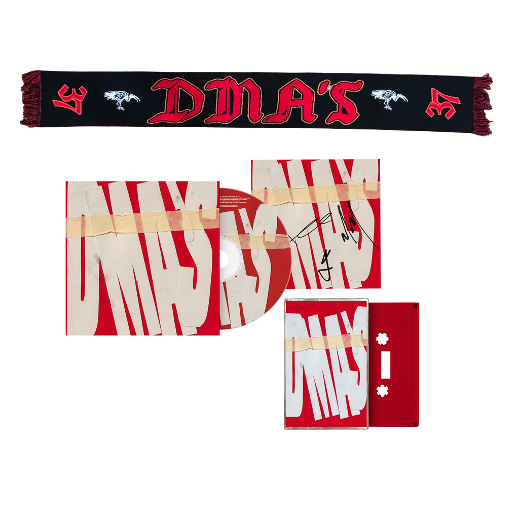 DMA'S SCARF + CD + CASSETTE + SIGNED INSERT