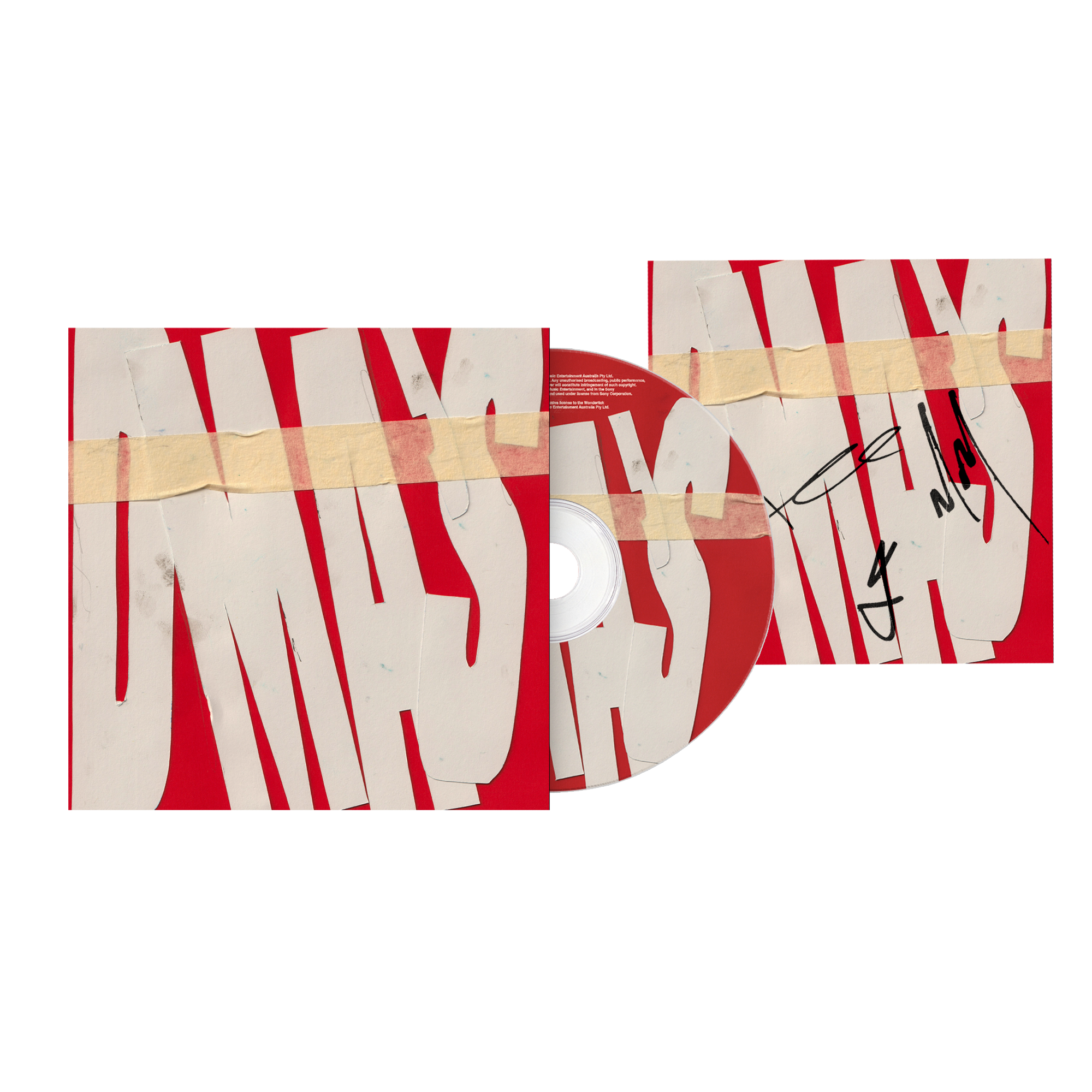 DMA'S SCARF + CD + CASSETTE + SIGNED INSERT