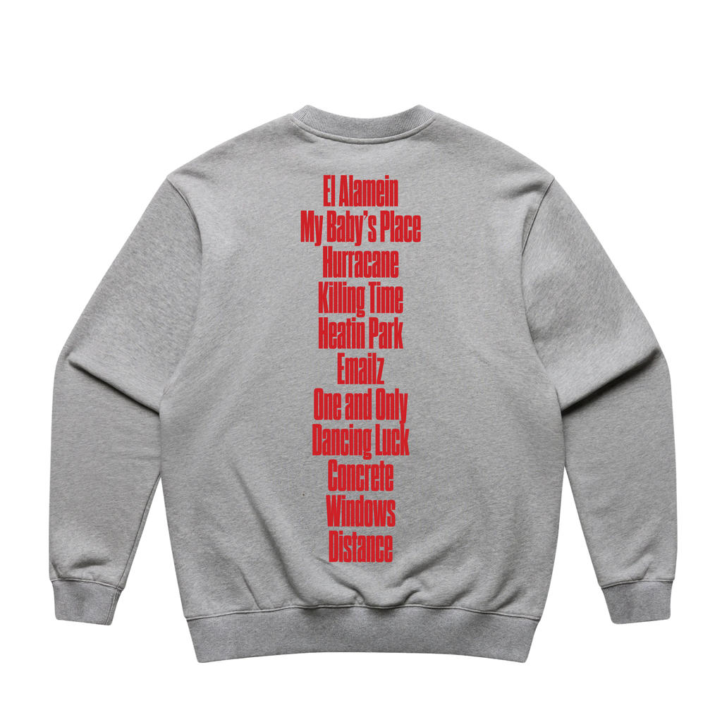 OLDE TRACKLIST CREWNECK